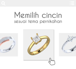 Tips Memilih Cincin Sesuai Tema Pernikahan