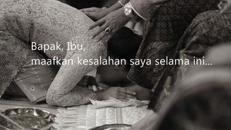 Kalimat yang Bisa Kamu Praktikkan Ketika Sungkeman di Pernikahan