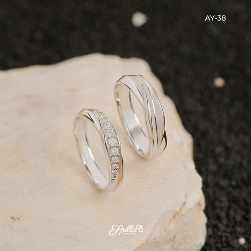 Wedding Ring AY-38 Silver