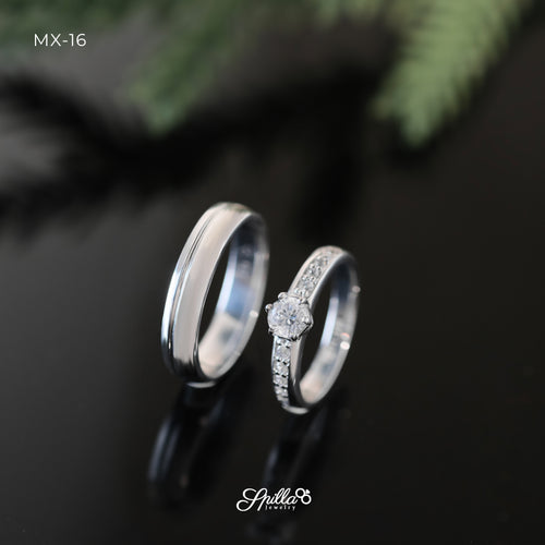Engagement Ring MX-16 [Gold Palladium]