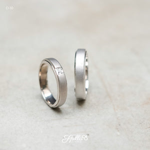 Platinum Wedding Ring D-10