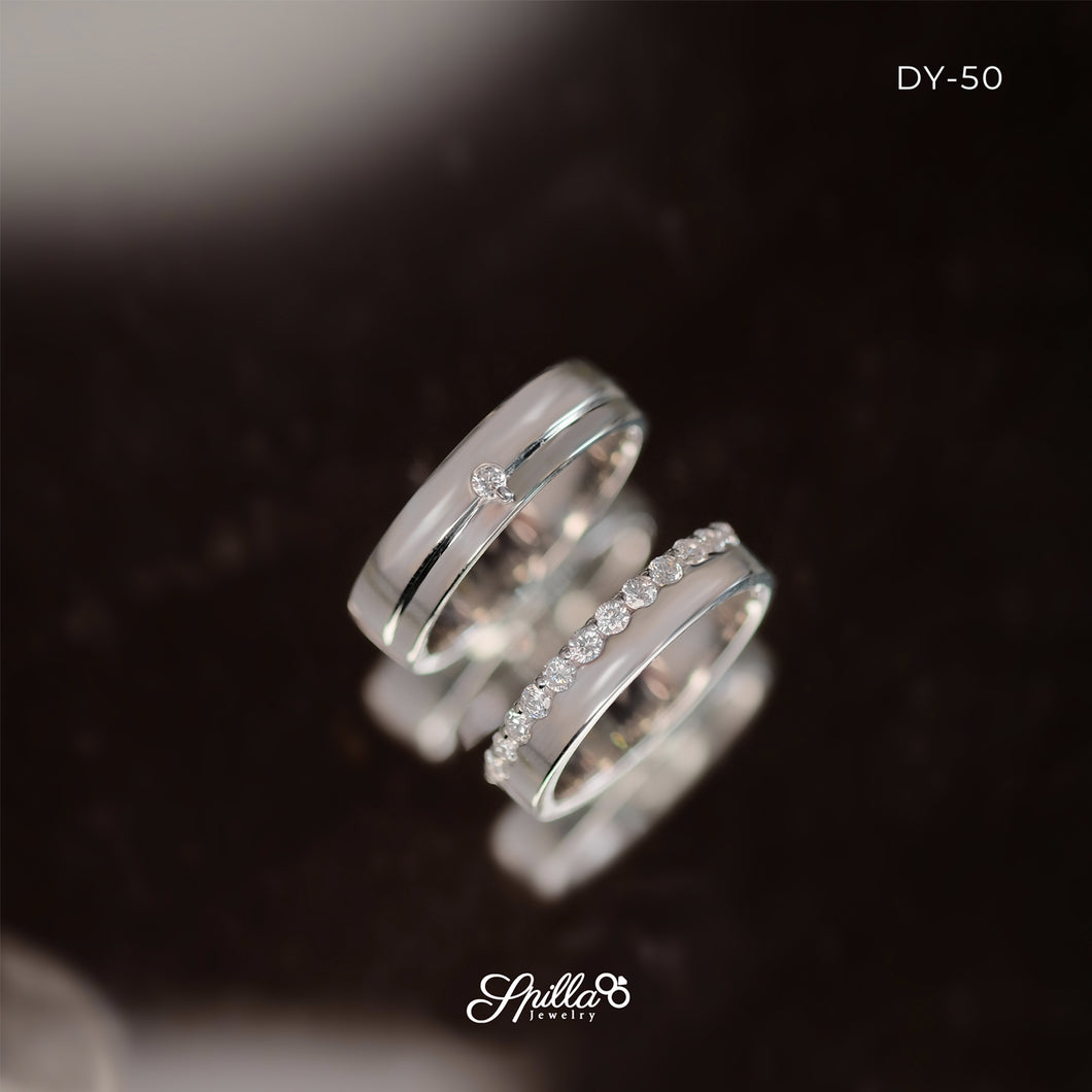 Wedding Ring DY-50 [Gold Platinum]