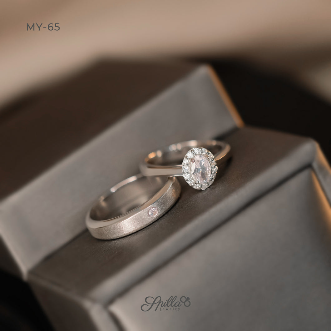 Silver Engagement Ring MY-65